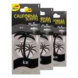 Ambientador California Scents Palms Paper Ice X3