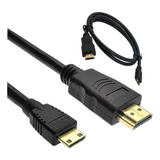 Cabo Hdmi Macho X Mini Hdmi Macho Com Filtro 2.0 Hdr 1,8m