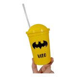 15 Vasos Plasticos Batman Personalizados Souvenirs