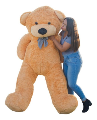 Oso Peluche Jumbo 2 Metros Grande Gigante Durazno + Regalo