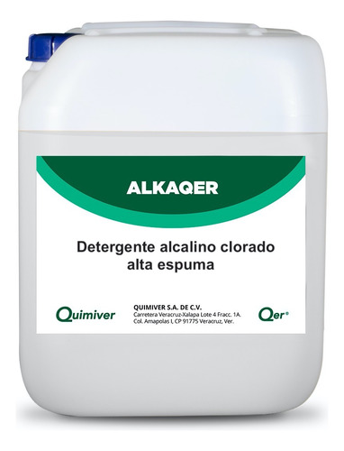 Detergente Alcalino Clorado Alta Espuma 20lts