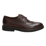 Zapato Cuero Rockford Hombre Venham Café