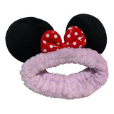 Cintillo Minnie Mouse Niña Diadema Elasticado Peludito