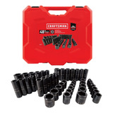 Set 48 Dados Sae Y Métricos Mando 1/2  Craftsman Cmmt16548