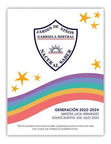 30 Folder Escolar Personalizado Con Solapa Para Graduación