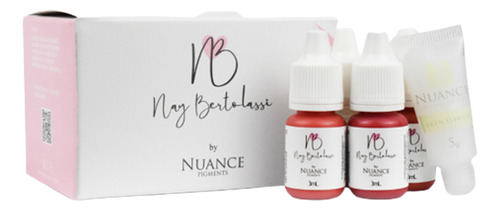 Kit Nay Bertolassi Linha Para Lábios 3ml By Nuance Pigments