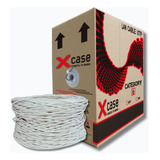 Cable Utp 305mts Xcase Cat6 0.50mm 8 Hilos Gris Uso Interior