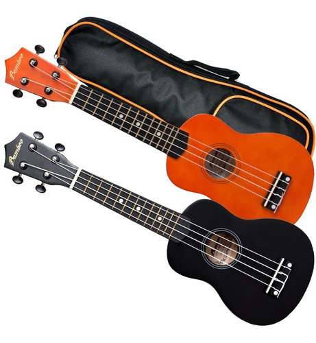 Ukelele Soprano Zurdo Colores + Funda Acolchada + Pua Envio