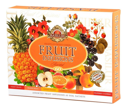 Fruit Infusions Variedades 60 Bolsitas Basilur