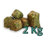 Cubos De Alfalfa 2 Kg Para Roedores Conejos Cuy Hamster