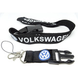 Cuerda Colgante Cuello Llavero Para Carro Logo Volkswagen