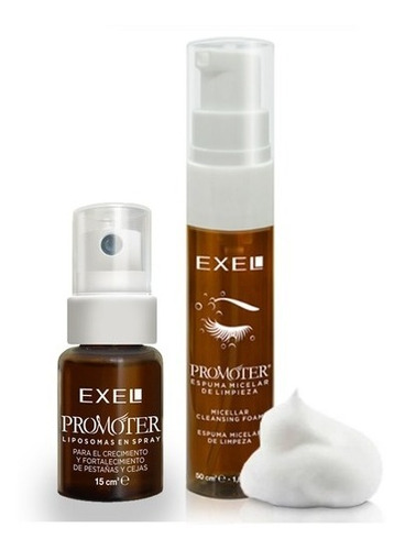 Exel Promoter Spray + Limpiador De Pestañas Espuma