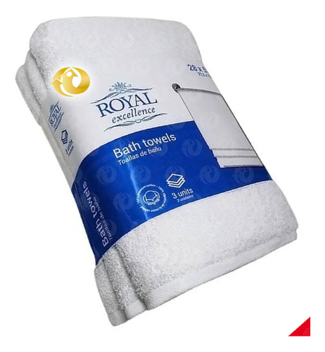 6 Toallas Para Baño Royal - 71x 132 Cm 100% Algodón Original