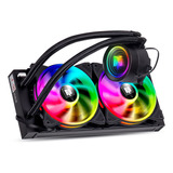 Water Cooler 240mm 2 Fan Rgb Processador Pc Cpu Gamer Led