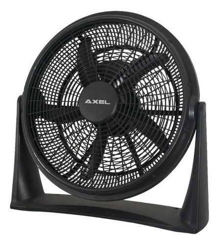 Ventilador Axel 20  Turbo Ax-tp20n Negro Piso/pared 5 Aspas