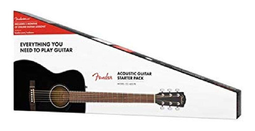 Fender Cc-60s Concert V2 Pack - Guitarra Acústica, Color N.