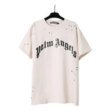 Palm Angels Playera Manga Corta Broken Hole