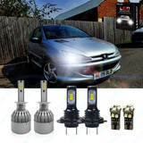 501 6 Bombillas Led Faros Delanteros Para Peugeot 206