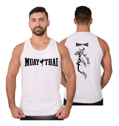 Regata Masculina Muay Thai Luta Personalizada Malha Levinha