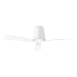 Ventilador De Techo Garbí Blanco Control Remoto Led 18w Grok