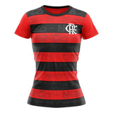 Camisa Flamengo Feminina  Baby Look Oficial Licenciada Shout