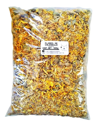 Calendula 100% Organica Deshidratada 500g. Agronewen