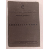 Libreta Sanitaria 1949 - 1950 Peronismo