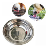 Comedero Para Perro Mascotas Alimento Plato Bowl Acero  Inox