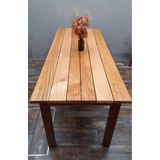 Mesa De Madera Maciza Living/quincho Usada! Bernal Centro