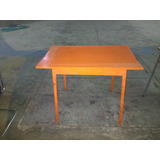 Pupitre Vintage Naranja 100 Cms. X 59 Cms.  Altura 77 Cms.