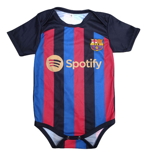 Mameluco Body Fútbol Club Barcelona Clover Baby