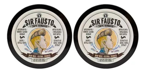 Cera Old Wax Fijacion Extra Fuerte Sir Fausto X 200ml Barber