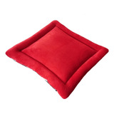 Colchão Para Pets Médios Colchonete 55x60 Pra Casinha N 4 Cor Vermelho