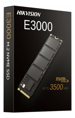 Disco Duro Ssd M.2 Hikvision 256gb Pcie Nvme Hs-ssd E3000 Color Negro