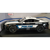 1:18 2015 Ford Mustang Policía Diecast Carro De Collection