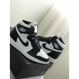 Jordan Retro 1 Negro Con Blanco 27.5 Cm