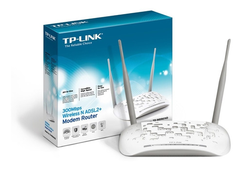 Modem Roteador Wireless N Adsl2+ 300mbps Tp-link Td-w 8961nd