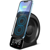 Yimmsoka Radio Reloj Despertador Cargador Usb Bluetooth