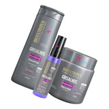 Kit Grisalhos Shampoo+mascara 250ml/g + Serum  Bioextratus