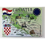 Imán Para Nevera Croacia Eu Series Souvenir