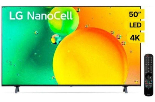 Televisão LG Nanocell 5.0 4k Smart Thinq Ai 50nano75sqa (2022)