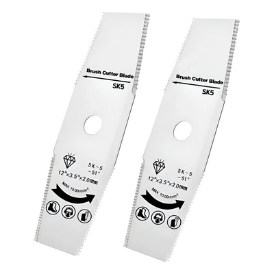 Acero Sk5 Cuchillas Navajas Para Desbrozadora 2d 305mm