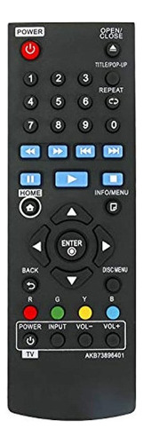 Nuevo Control Remoto Akb73896401 Apto Para LG Blu-ray Disc D