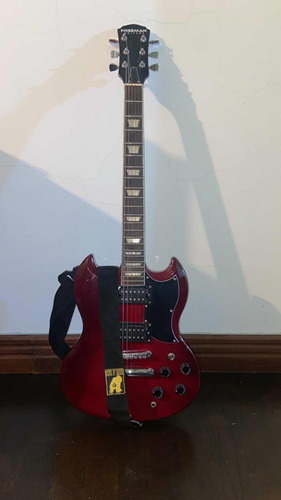 Guitarra Eléctrica Freeman Fre50 Sg - Wine Red