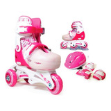 Rollers Cc3 2en1 Casco Y Protecciones 27 Al 29 Ploppy 362831