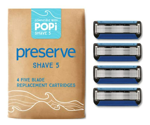 Sistemas De Rastrillos - Preserve Popi Shave 5 Replacement C