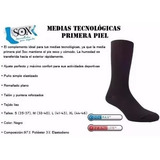 Media Abrigo Termica Sox® Primera Piel Talle M (38-40) Sky!!