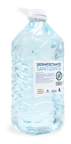 Sanitizante Liquido Para Nano Difusor O Humidificador 4 Lts