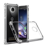 Capa Celular Transparente Para Moto G5 Xt1672 + Pel Vidro 3d