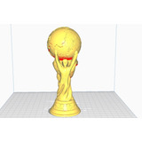 Copa Mundial Fifa + Llavero Qatar Archivo Stl Impresora 3d
